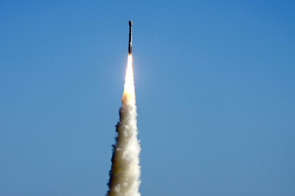 Boeing's Starliner capsule atop an Atlas V rocket lifts off from Space Launch Complex 41 at the Cape Canaveral Space Force Station on a mission to the International Space Station, Wednesday, June 5, 2024, in Cape Canaveral, Fla. (AP Photo/John Raoux)