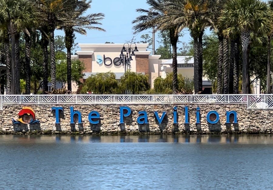 Looking east at the The Pavilion at Port Orange shopping center (from Williamson Boulevard) on Monday, April 15, 2024.