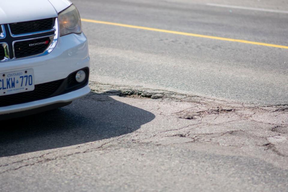 Aberdeen Avenue is full of potholes and cracks. Ward 1 Councillor Maureen Wilson said it will be revamped in 2026.