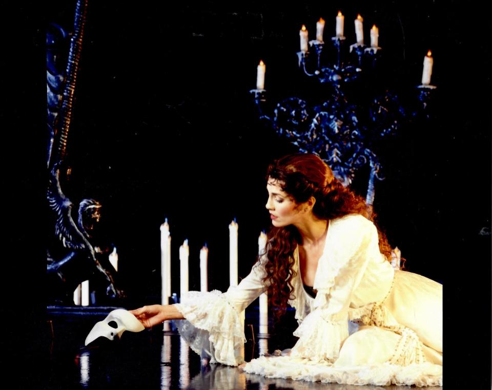 Gay Willis as Christine in "The Phantom Of The Opera."