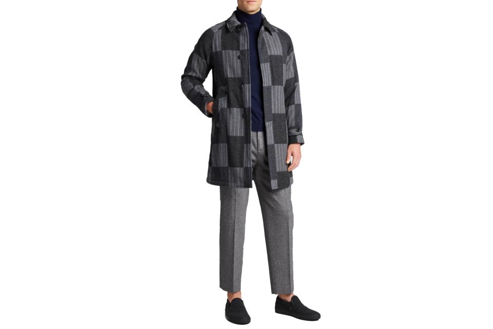 Beams Plus patchwork topcoat