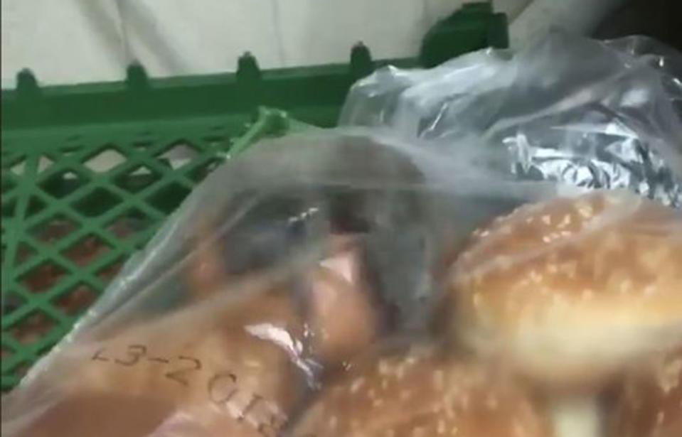 Health investigators found rodent droppings inside the burger and chicken rolls. Source: Shantel Johnson / Facebook