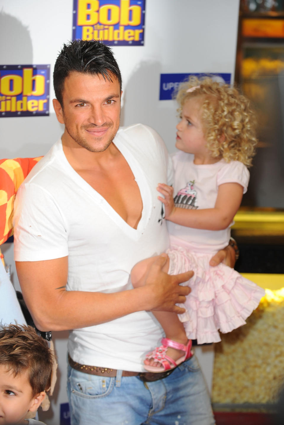 Andre and Princess at the UK film premiere of Bob The Builder: The Legend Of The Golden Hammer in 2010 (WireImage)