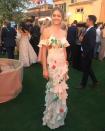 <p>Ellingson was appropriately dressed for the pro-wildlife event in a floral dress by <a rel="nofollow noopener" href="http://johannaortiz.co/" target="_blank" data-ylk="slk:Johanna Ortiz;elm:context_link;itc:0;sec:content-canvas" class="link ">Johanna Ortiz</a>. (Photo: Instagram/lindsellingson) </p>