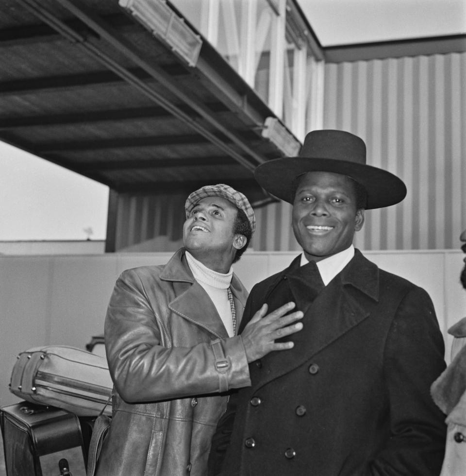 Harry Belafonte and Sidney Poitier