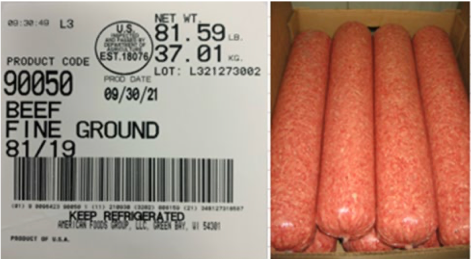 More than 58,000 pounds of Green Bay Dressed Beef has been recalled after traces of E. coli were detected (US Department of Agriculture)