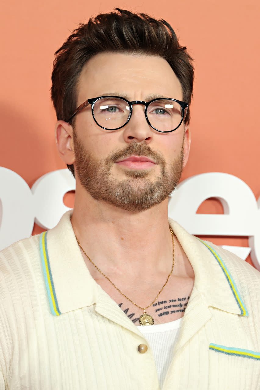 NEW YORK, NEW YORK - APRIL 18: Chris Evans attends the Apple Original Films' 'Ghosted' New York Premiere at AMC Lincoln Square Theater on April 18, 2023 in New York City. (Photo by Cindy Ord/WireImage)