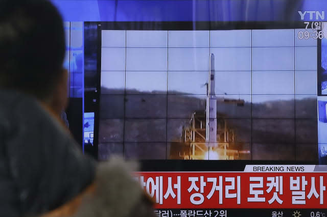 South Korea North Korea Rocket Launch