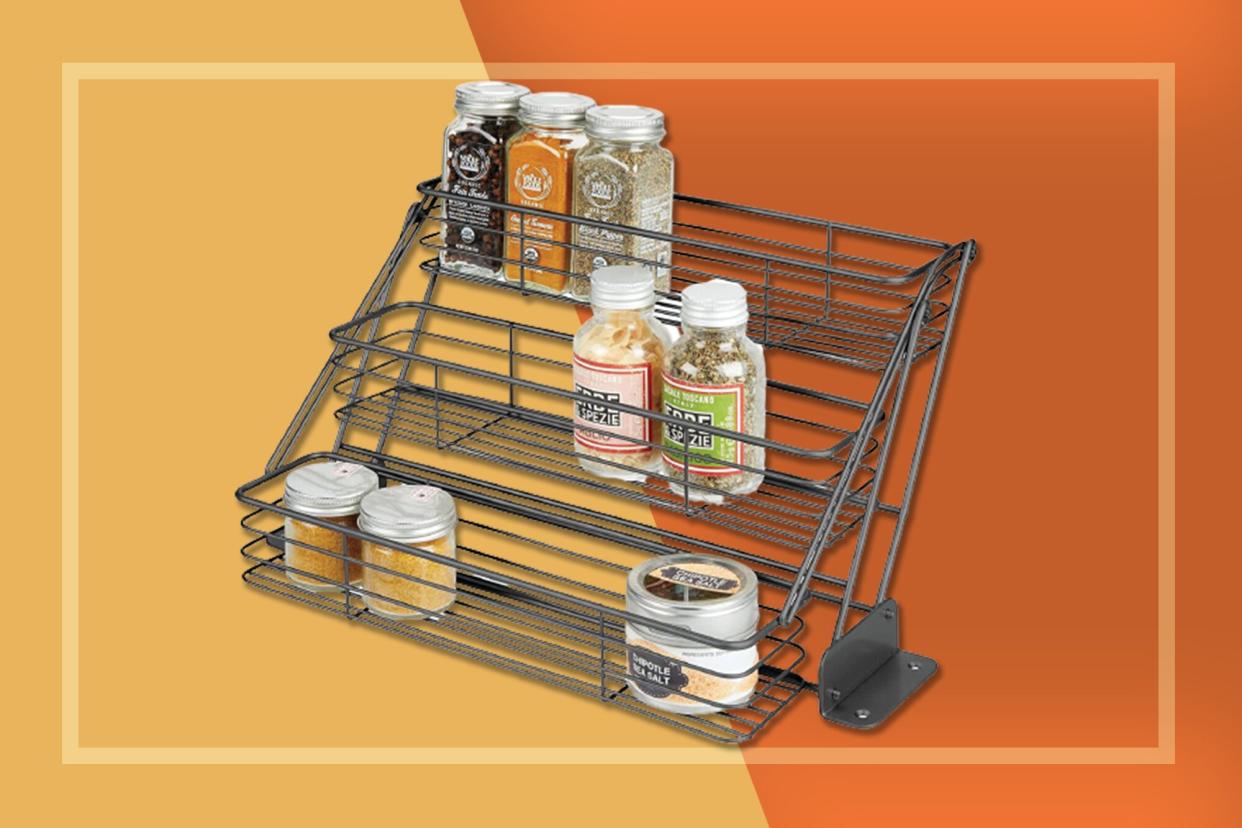 pull down spice rack