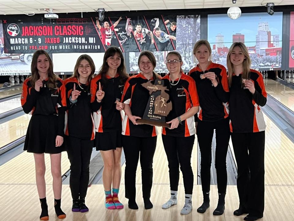 The Jonesville girls varsity bowling team won the regional championship on Friday, Feb. 24.