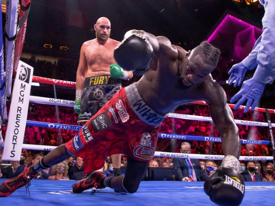 Wilder was knocked out by Fury  (Getty Images)