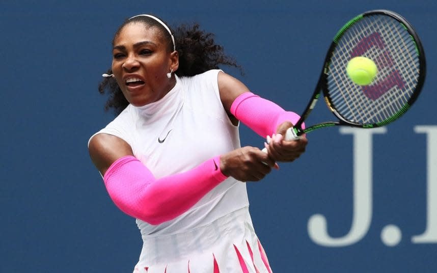 Serena Williams during the 2016 US Open - Credit: Getty