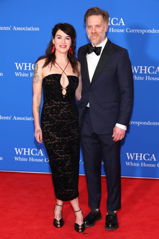 Lena Headey and Marc Menchaca attend the 2023 White House Correspondents' Association Dinner at Washington Hilton on April 29, 2023.<p>Paul Morigi/Getty Images</p>