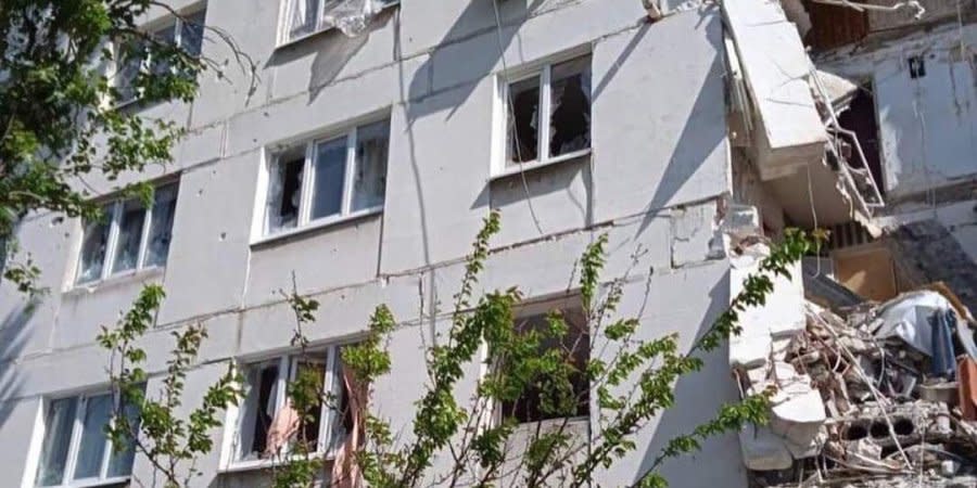 Consequences of Russian shelling in Luhansk region