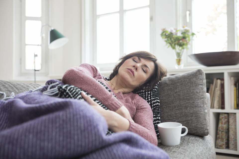 As you age your periods can become more sporadic but also more painful [Photo: Getty]