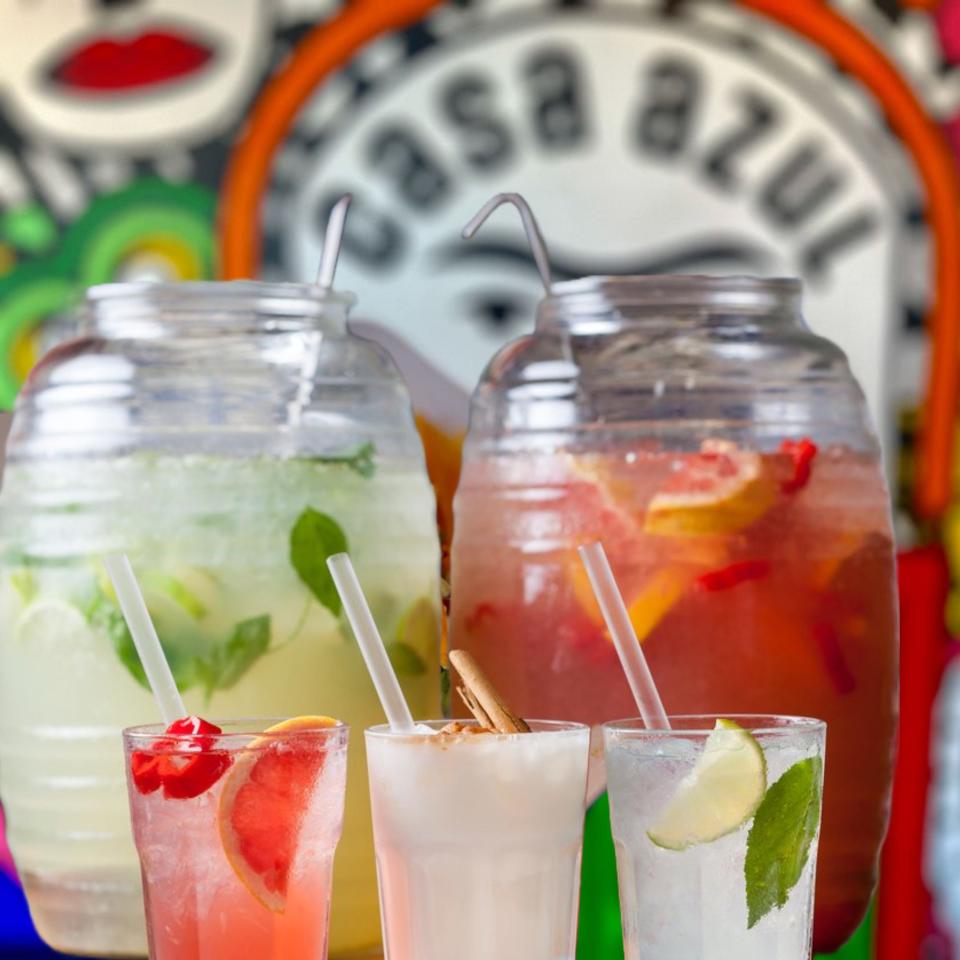 Aguas Frescas, natural food drinks, will be served by Casa Azúl Taquería at Sabor Latino (A Taste of Latino) on Sunday, Sept. 10 in Providence.