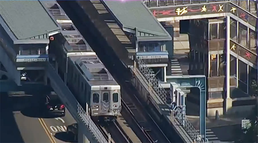 Image: The Market-Frankford Elevated Line runs between Upper Darby and Frankford in Lower Northeast Philadelphia. (NBC Philadelphia)