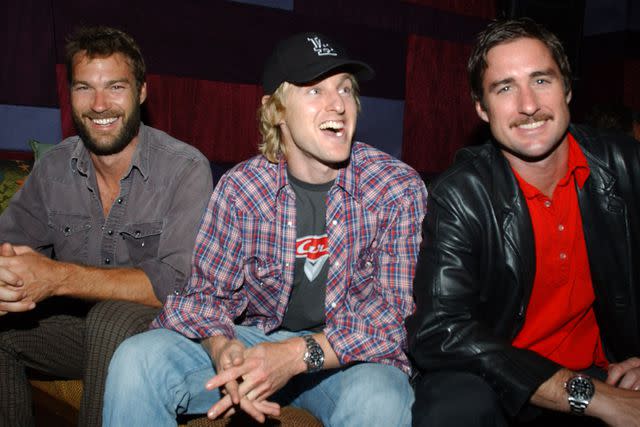 <p>Amy Graves/WireImage</p> Andrew, Owen and Luke Wilson at a birthday party on Sept. 11, 2004.