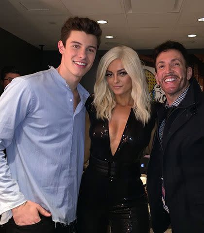 <p>Courtesy of Eric Vetro</p> Shawn Mendes, Bebe Rexha and Eric Vetro