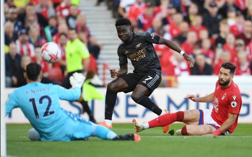 Bukayo Saka shot - Getty Images/David Price