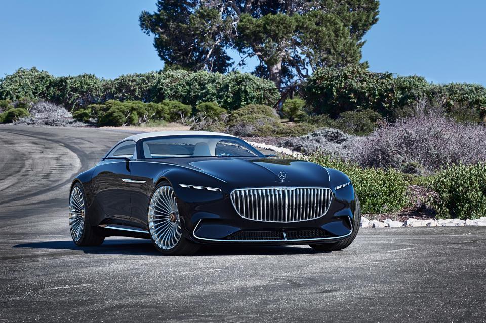 Showcased at the 2017 Monterey Car Week in California, the Vision Mercedes-Maybach 6 Cabriolet is about five feet longer than most sedans