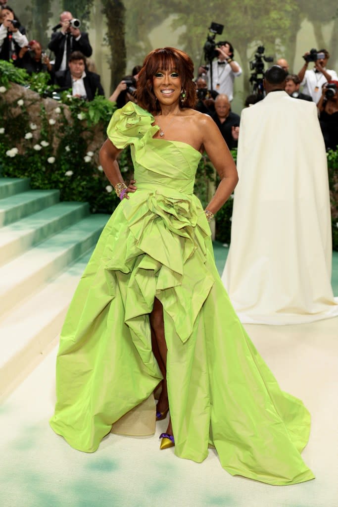 Gayle King attends The 2024 Met Gala Celebrating "Sleeping Beauties: Reawakening Fashion" at The Metropolitan Museum of Art on May 06, 2024 in New York City.