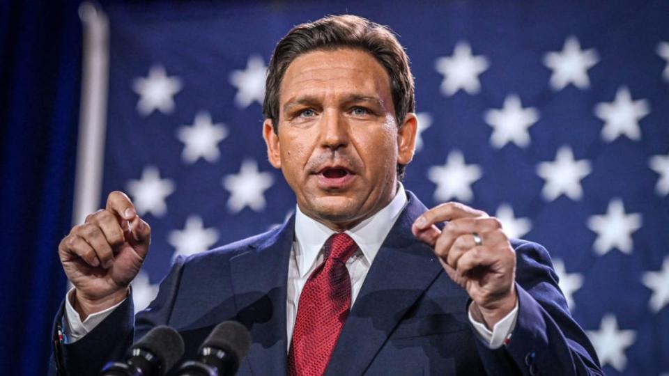As the administration of Florida Gov. Ron DeSantis (above) targets its social studies curriculum, one publisher went so far as to remove references to Rosa Parks’ race as a Black woman to appeal to the state. (Photo: Giorgio Viera/AFP via Getty Images)