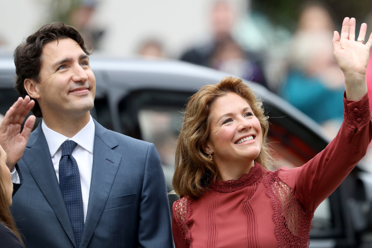 Sophie Grégoire Trudeau spoke about the dynamics of her relationship with Prime Minister Justin Trudeau. (Image via Getty Images)