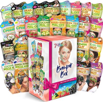 Get stocked up for your pamper evenings with this box of 7th Heaven face masks and save a whopping 43%