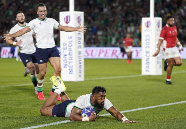 In-form centre Bundee Aki will win his 50th Ireland cap