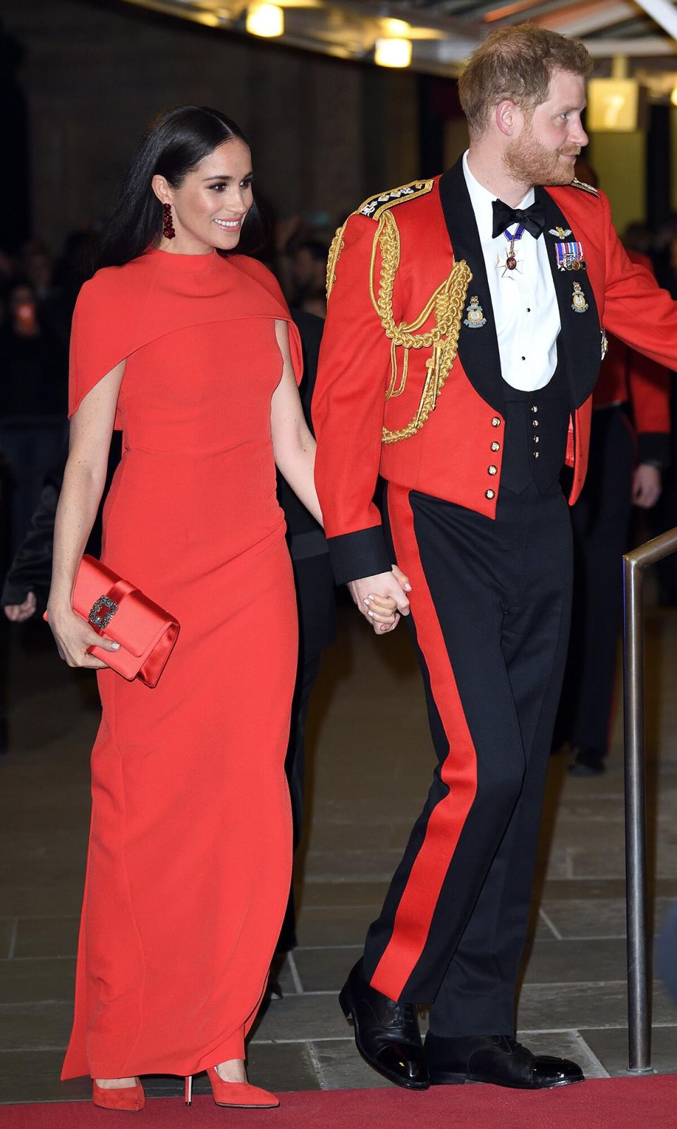 Prince Harry, Duke of Sussex and Meghan, Duchess of Sussex attend the Mountbatten Festival of Music at Royal Albert Hall on March 07, 2020 in London, England