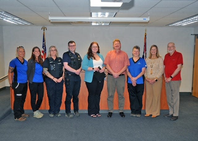 The National Animal Care and Control Association designated the second week of April as National Animal Care and Control Appreciation Week. The Wayne County commissioners recognized the role of the Wayne County Dog Shelter and Adoption Center. (PROVIDED BY DAN STARCHER)