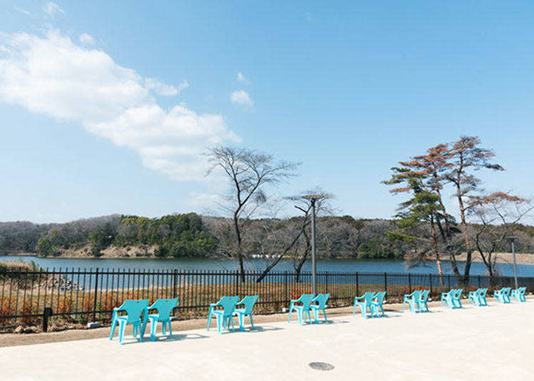 Moominvalley Park is just past Metsä Village, adjacent to the shores of Lake Miyazawa