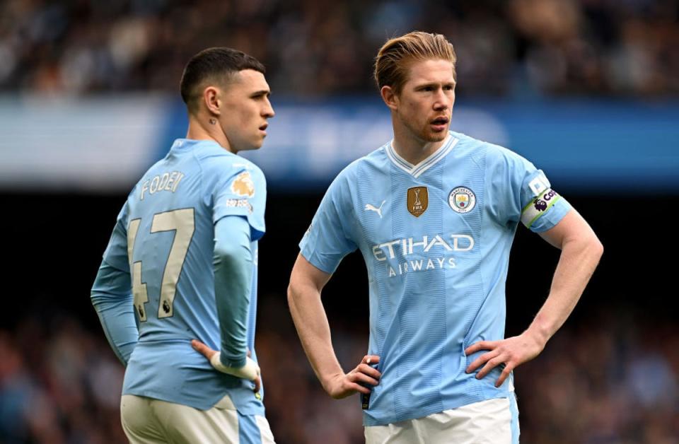Pep Guardiola insisted City need Foden and De Bruyne together in midfield (Getty Images)