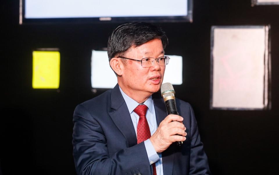 Penang Chief Minister Chow Kon Yeow speaks during the launch of Penang Tech Fest in George Town June 24, 2019. — Picture by Sayuti Zainudin