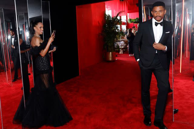 <p>Stefanie Keenan/VF24/WireImage</p> Kerry Washington and Nnamdi Asomugha