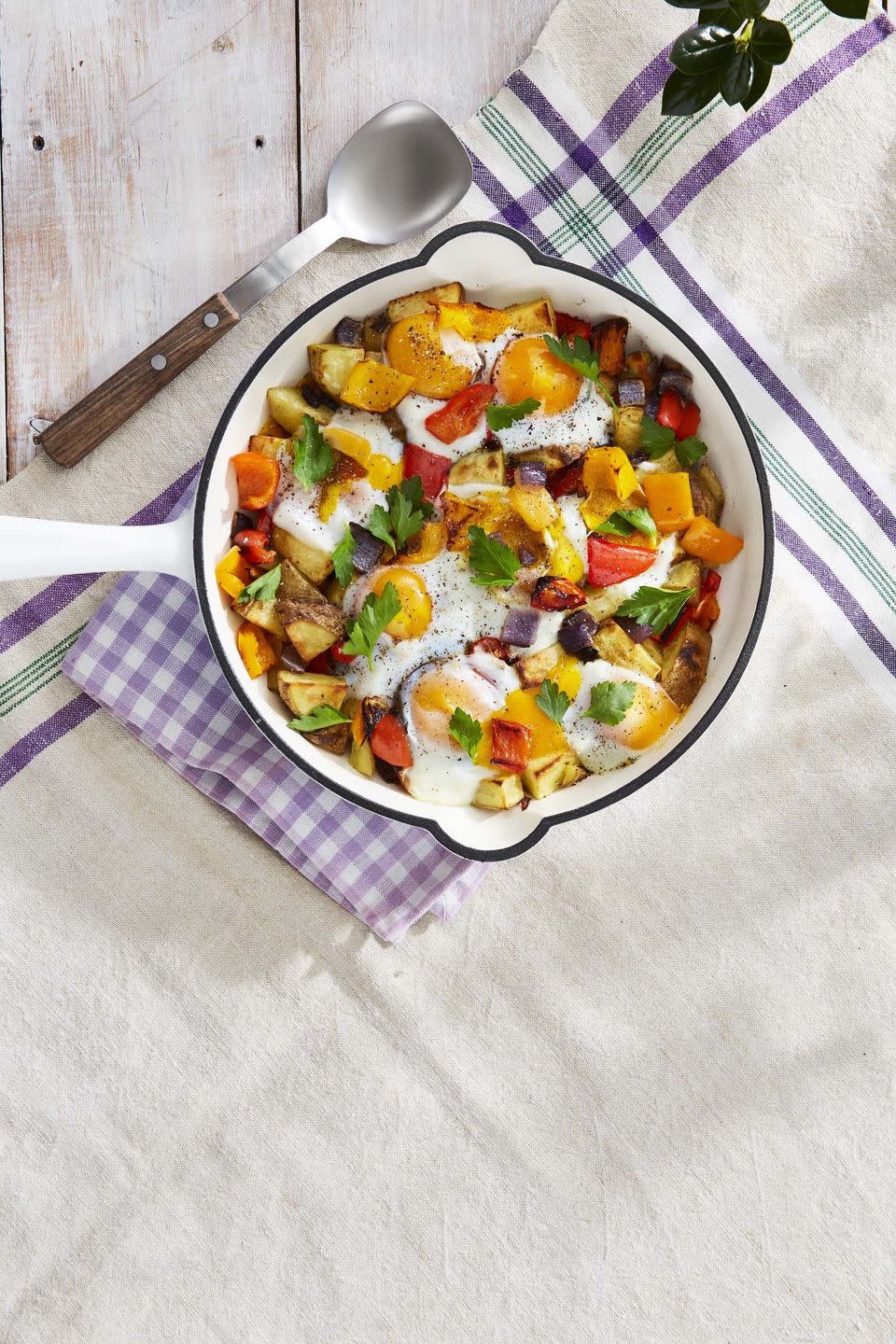 Roasted Potato and Pepper Hash