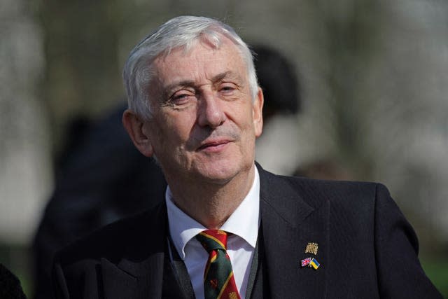 Speaker of the House of Commons Sir Lindsay Hoyle 