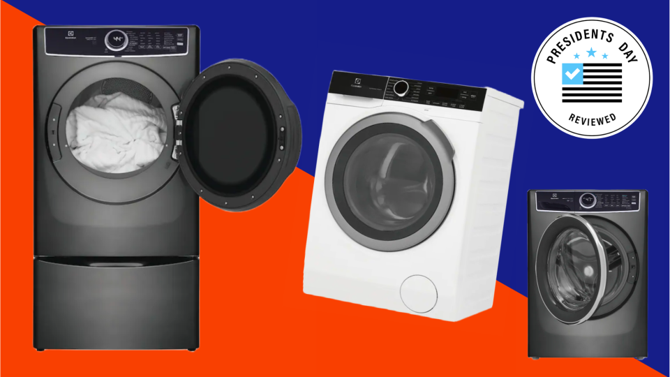 Save big on Electrolux washers and dryers for Presidents Day 2023.