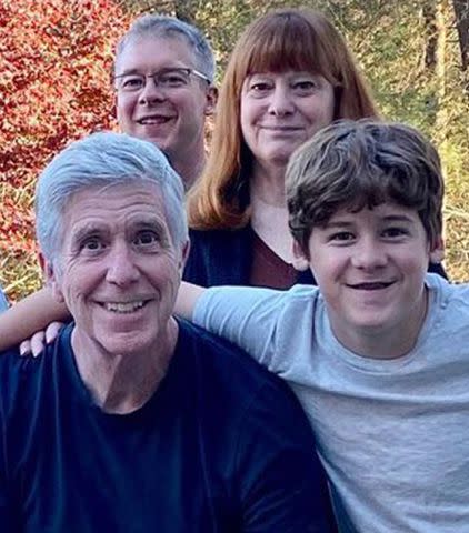 <p>Tom Bergeron Instagram</p> Tom Bergeron and Lois Bergeron with family members.