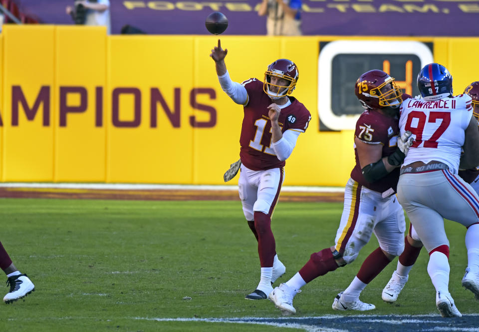 Washington Football Team quarterback Alex Smith 