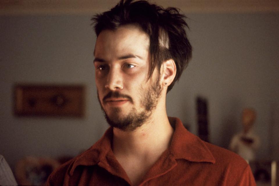 <h1 class="title">I LOVE YOU TO DEATH, Keanu Reeves, 1990</h1><cite class="credit">Everett Collection</cite>