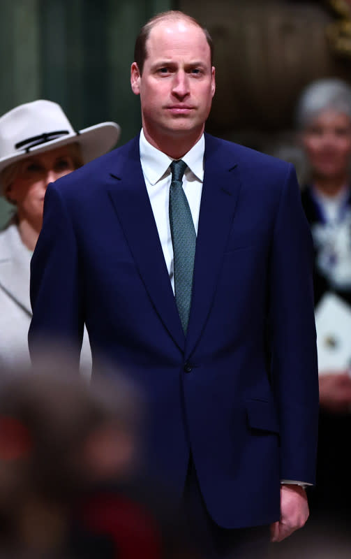 Prince William, Prince of Wales, attends the 2024 Commonwealth Day Service at Westminster Abbey on March 11, 2024, in London.<p>Henry Nicholls - WPA Pool/Getty Images</p>