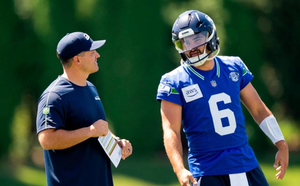 Seahawks camp day 3 Byron Murphy’s eventful day; Sam Howell struggling