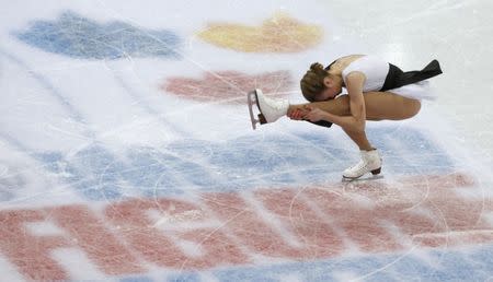 Figure Skating - ISU World Championships 2017 - Ladies Short Program - Helsinki, Finland - 29/3/17 - Carolina Kostner of Italy competes. REUTERS/Grigory Dukor