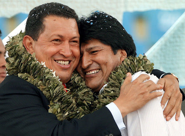 "Creo que estamos sufriendo de impotencia política. Necesitamos un viagra político". Diciembre de 2006 en la II Cumbre Sudamericana de Naciones en Bolivia. (AIZAR RALDES/AFP/Getty Images)