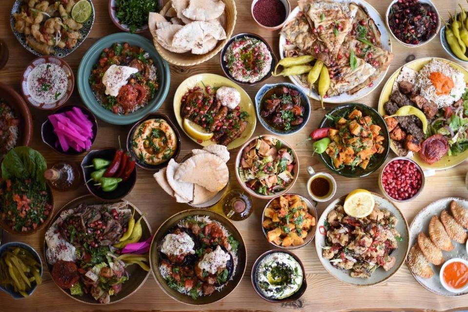 Yalla Yalla boss an extensive mezze menu