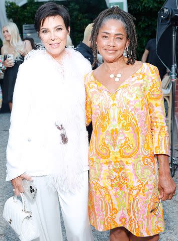 <p>Stefanie Keenan/Getty Images for This Is About Humanity</p> Doria Ragland, Meghan Markle's mom, poses with Kris Jenner at This Is About Humanity's 5th Anniversary Soiree in L.A.