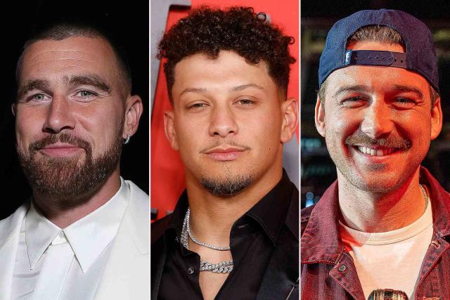 Travis Kelce and Patrick Mahomes Step Out with Morgan Wallen at His Show — as Singer Sports Chiefs Jersey