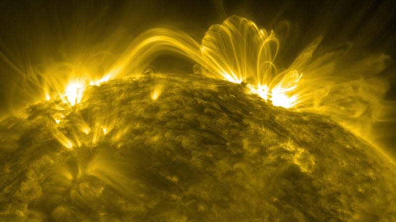 Coronal loops on the Sun captured by NASA’s Solar Dynamics Observatory. - Image: NASA/SDO